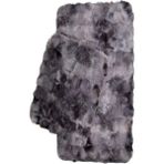 Premium Deri Taban, Yüksek Tüylü Yumuşak, Post Banyo Paspası 2'li 100X60 - 60X50 cm - Antrasit