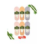 Premium Dikişsiz Kadın Bambu Babet Çorap 6'Lı Asorti Set