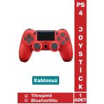 Premium Doubleshock 4 Kablosuz Titreşimli Ps 4 / Pc Uyumlu Playstation 4 Wireless Joystick Oyun Kolu