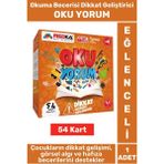 Premium Eğitici Dikkat Hafıza Okuma Becerisi Görsel Algı Geliştirici Eğlenceli Çocuk Oyun Oku Yorum - Çok Renkli