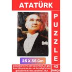 Premium Eğitici Eğlenceli El-Göz Koordinasyonu Motor Becerisi Geliştiren 42 Parça Puzzle Atatürk