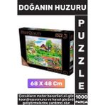 Premium Eğlenceli El Göz Koordinasyonu Motor Becerisi Geliştirici 1000 Parça Puzzle Doğanın Huzuru