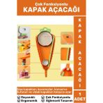 Premium Ergonomik Eğlenceli Tasarım Kavanoz Şişe Konserve Çok Fonksiyonlu Şişe Kapak Açacağı - Renkli