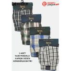 Premium Erkek %100 Pamuk Poplin Kumaş Rahat Kalıp 1 Adet Boxer (Karışık Desen Gönderilecektir)