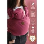 Premium Esnek Wrap Sling ( Babysling - Sling - Babysling - Bebek Taşıma Şalı - Babywearing - Kanguru ) - Mürdüm