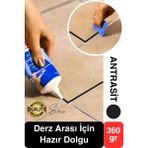 Premium Fayans Arası Antrasit Hazır Derz Dolgu Gaga Uç Tüp Mermer Mutfak Banyo Zemin Duvar Onarıcı