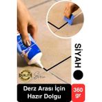 Premium Fayans Arası Siyah Hazır Derz Dolgu Gaga Uç Tüp Mermer Mutfak Banyo Zemin Duvar Onarıcı