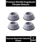 Premium Gürültü Engelleyici Titreşim Önleyici Kauçuk Çamaşır Bulaşık Makinesi 4 Adet Ayak Pedleri