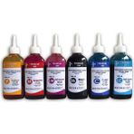 Premium İnk Epson L800, L805, L810, L850, L1800 Uyumlu Mürekkep 6X100 ml Set (Extra Solma Direnci) - Epson 6 Renk