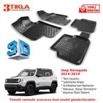 Premium Jeep Renegade 3D Havuzlu Paspas