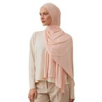 Premium Jersey Şal | Esnek ve Yumuşak Jersey Kumaşıyla Gün Boyu Konfor Tesettür (Krem Pembe)