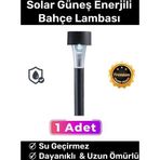 Premium Kablosuz Su Geçirmez Dayanıklı Şık Solar Güneş Enerjili Bahçe Lambası Saplama 30cm 1 Adet