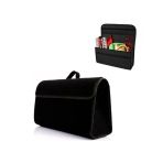 Premium Kalın Araba Bagaj Düzenleyici Çanta - 50 X 24 X 17 Cm - Suya Dayanıklı