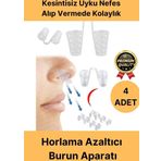 Premium Kesintisiz Uyku Nefes Alıp Vermede Kolaylık Horlama Azaltıcı Burun Delik Aparatı 4 Adet