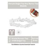 Premium Koç Burcu Enerjisini Yükselten Doğal Taş Bileklik Koç Burçları Burç Unisex Bileklik