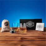 Premium Kutulu Glasgow 2'li Viski Kadeh Seti - Beyaz