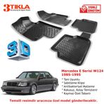 Premium Mercedes E Serisi W124 3D Havuzlu Paspas
