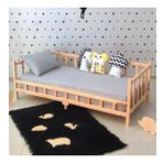 Premium Montessori Yatak Doğal Çam Çocuk Ahşap Karyola 90X190