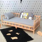 Premium Montessori Yatak Doğal Çam Çocuk Ahşap Karyola 90X200