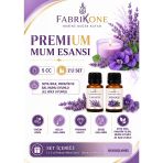 Premium Mum Esansı 5 Cc 2'Li Set - Lavanta, Menekşe - Soya Wax, Parafin, Jel Wax Ve Bal Mumu Uyumlu Bkfab2lvme5