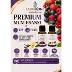 Premium Mum Esansı 5 Cc 2'Li Set - Orman Meyvesi, Vanilya - Soya Wax, Parafin, Jel Wax Ve Bal Mumu Uyumlu Bkfab2omvn5
