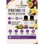 Premium Mum Esansı 5 Cc 2'Li Set - Passion Fruit, Vanilya - Soya Wax, Parafin, Jel Wax Ve Bal Mumu Uyumlu Bkfab2pfvn5