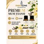 Premium Mum Esansı 5 Cc 2'Li Set - Vanilya, Yasemin - Soya Wax, Parafin, Jel Wax Ve Bal Mumu Uyumlu Bkfab2vnys5