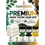 Premium Mum Yapım Hobi Seti - Parafin Wax 500 Gr - 3'Lü Toz Mum Boyası Seti - Yeşil, Siyah, Sarı Bkfabpw5003yssr
