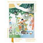 Premium Notizbuch Quartformat: Tove Jansson, Die wundersame Reise ins Mumintal: Unser hochwertiges, liniertes Blankbook mit festem, künstlerisch ... Quartformat Notizbuch mit Magnetverschluss)