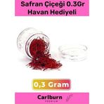 Premium Organik Özenle Toplanmış Dikkatle Ayrıştırılmış Safran Çiçeği 3 Gr - Havan Hediyeli