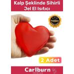 Premium Özel Üretim Kalp Şeklinde El Isıtıcısı Sihirli Jel Isıtıcı Torba Kalpli Cep Sobası 2'li Set