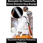 Premium Özel Zeolid Taşlı Yüksek Emisyon Güçlü Boncuklu Su Tasarruflu Kireç Önleyici Duş Başlığı