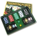 Premium Poker Seti - Lüks Poker Çipi 100LÜ - Poker Fişi - Poker Kağıdı - Krem