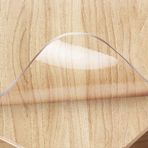 Premium PVC Şeffaf Masa Örtüsü Koruyucu 3 mm Yumuşak Cam Mat Su Geçirmez Kahve ve Yemek Masaları için Masa Örtüsü 100 x 130 cm (39 x 51 inç)