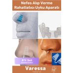 Premium Seri Nefes Alıp Vermeyi Rahatlatıcı Horlama Azaltıcı Burun Delik Aparatı 8'li Set