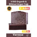 Premium Seri Organik Bitkisel %100 Doğal Güzel Kokulu El Yüz Saç Orijinal 5'li Argan Yağı Sabunu