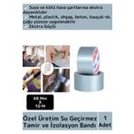 Premium Seri Süper Güçlü Su Geçirmez Sızdırmaz Gri Çok Amaçlı Tamir ve Izolasyon Bandı 48MM x 10MTRE