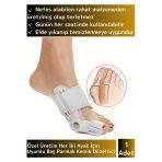 Premium Seri Yıkanabilir Standart Size Sağ Sol Her Iki Ayak Uyumlu Baş Parmak Kemik Düzeltici 1 Adet