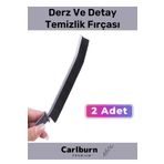 Premium Series Pratik Çok Amaçlı Temizlik İnce Banyo Mutfak Derz Arası Detay Temizlik Fırçası 2 Adet