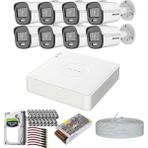 Premium Set Hıkvısıon 8 Kameralı Gece-Karanlıkta Renkli Kamera Seti 1TB HDD ile 7/24 İzleme