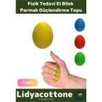 Premium Silikon Topu El Egzersiz Fizik Tedavi Topu Sarı Renk El Bilek Parmak Güçlendirme Ameliyat Sonrası - Tek Ebat
