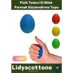 Premium Silikon Topu El Egzersiz Topu El Bilek Parmak Güçlendirme Topu El Bilek Güçlendirme - Mavi