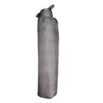Premium Siyah Ekose Katlanabilir Şemsiye, Unisex, Pongee Kumaş, Rüzgar Dayanıklı, 8 Telli, Açık: 100 cm