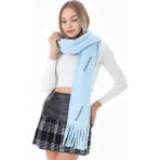 Premium Soft Buklet Atkı - Standart - Bebe Mavisi
