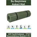 Premium Su Geçirmez 182x60cm Hafif Pratik Dayanıklı Isı Yalıtım 12mm Kalınlık Köpük Askeri Haki Mat
