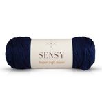 Premium Super Soft Saver El Örgü Ipi Hırka Kazak Ip Şal Bere Ipliği Ev Dekorasyon Ipi (Lacivert)