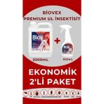 Premium Ul Haşere Ilacı Hamam Böceği, Tahta Kurusu, Karınca Kene Karasinek 5L+500ML