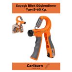 Premium Üretim El Bilek Güçlendirici Kas Yapma Ayarlı Damar Sayaçlı Bilek Güçlendirme Yayı 5-60 Kg.