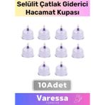 Premium Üretim Özel Kaliteli Kullanışlı Series Çatlak Vakumlu 6 Numara Hacamat Kupası 10 Adet