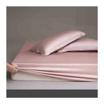Premium Uzun Zımba Pamuklu Lastikli Çarşaf - Yumuşak Saten Dokuma 11 inç Derin Cepli Lüks Otel Kalitesi Yatak Örtüsü Pembe 120x200 cm + 28 cm Ev ve Misafir Odaları için İdeal